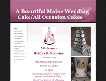 Tablet Screenshot of abeautifulweddingcakes.com